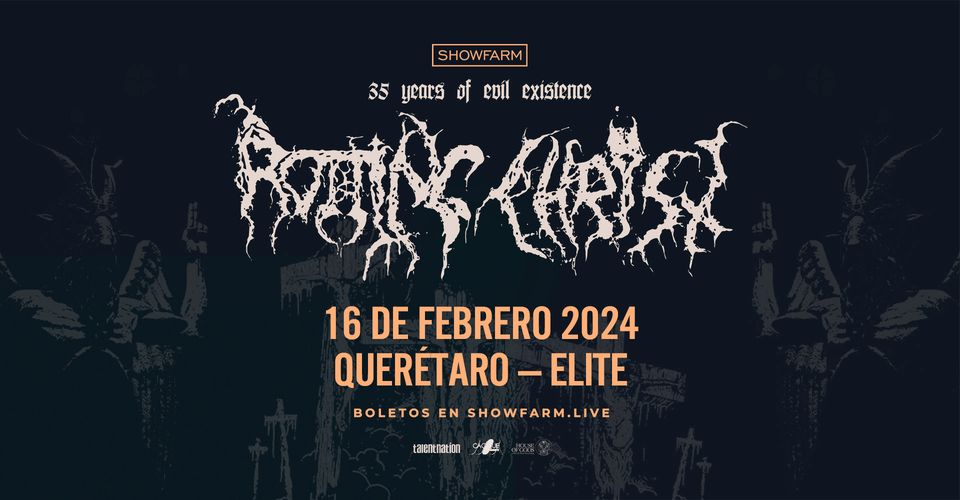 Rotting Christ / Querétaro, 16 de febrero 2024