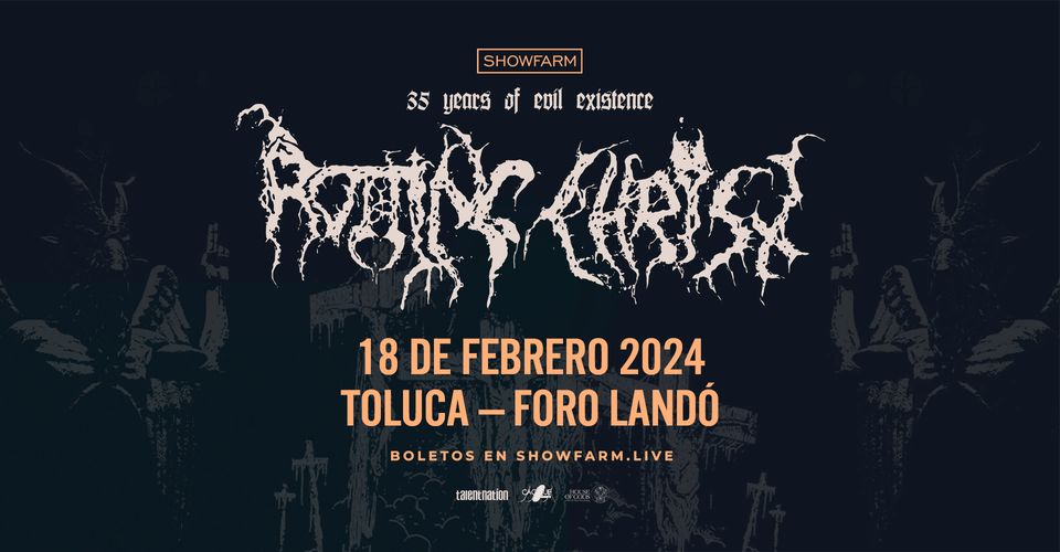 Rotting Christ / Toluca, 18 de febrero 2024