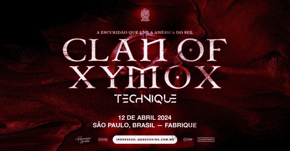 Clan of Xymox / São Paulo, 12 de abril 2024