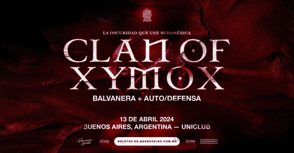 Clan of Xymox / Buenos Aires, 13 de abril 2024